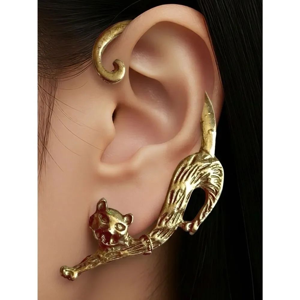 Cat Pierced Ear Cuff